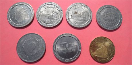 Assorted Tokens: Casinos, Cuyahoga Falls Coin