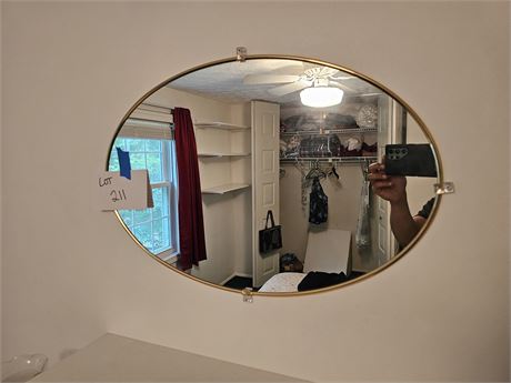 Oval Wall Mirror