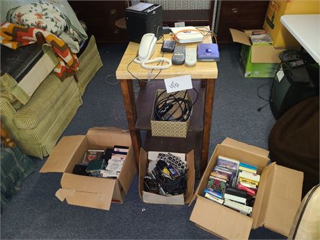 Electronics Cleanout: VHS Tapes / Netgear Router / Space Heater / Remotes & More