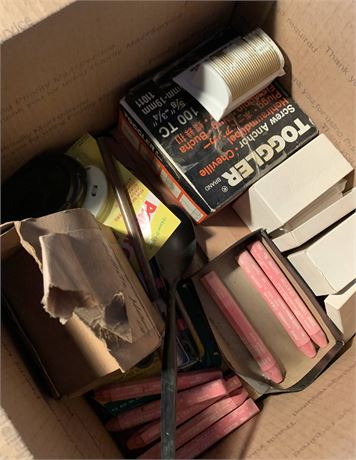 Toggler Screw Hollow Wall Anchors, Dixon Lumber Crayons & More