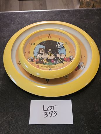 Peanuts 2010 "Life Is Going By Too Fast" Wall Clocks