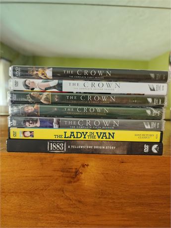 DVD Complete Seasons 1-6 of The Crown + 2 bonus DVDs