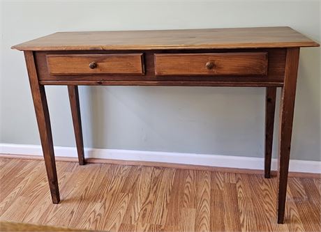 Wooden Accent Sofa Table w/ 2 Drawers