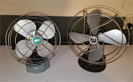 Vintage Metal Blade Fans