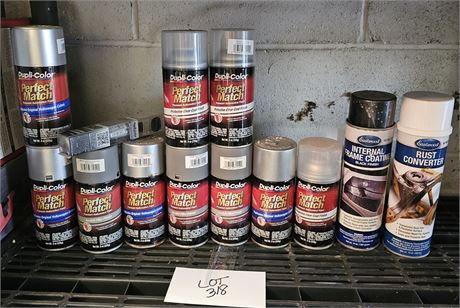 Mixed Rust Converter Sprays, Clear Coat, VW Color Match & More
