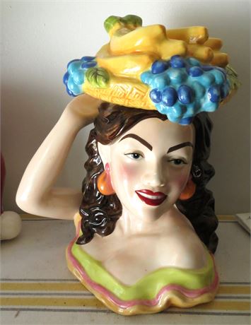 Carmen Miranda Chiquita Cookie Jar