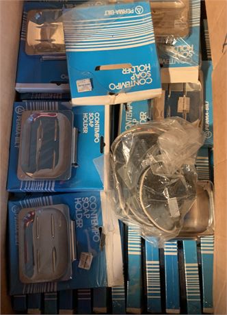 Perma-Bilt & Donner Soap Holder Lot - 3 Boxes