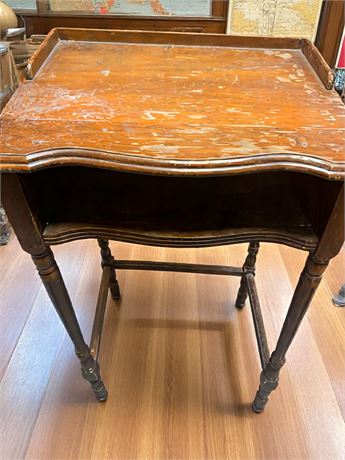 Wood Telephone Table Stand or Desk (Vintage)
