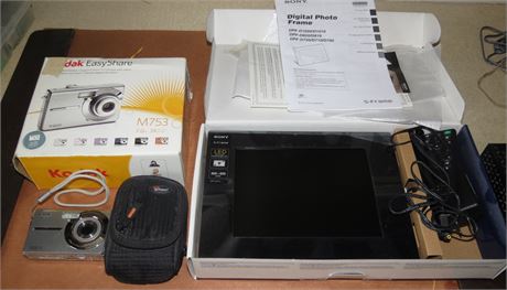 Kodak Digital Camera, Sony Digital Photo Frame