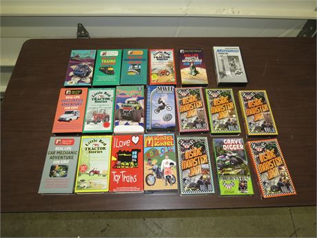 Monster Truck, Motorcycle, Etc VHS Movies