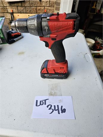 Milkwaukee M18 Cordless Hammerdrill - NO CHARGER