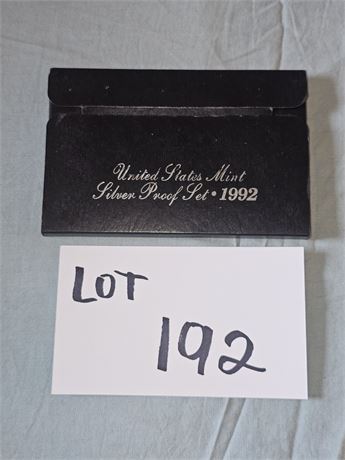 1992 "United States Mint Silver Proof Set"