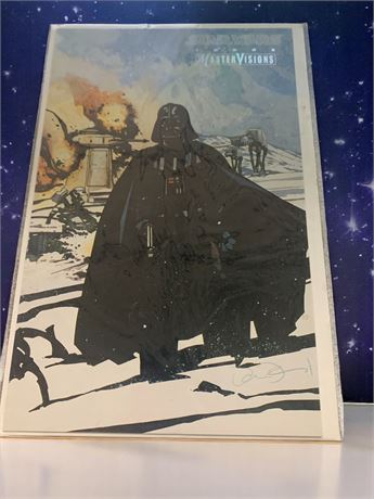 Topps Star Wars "Master Visions" Darth Vader Collector Card Empire Strikes Back