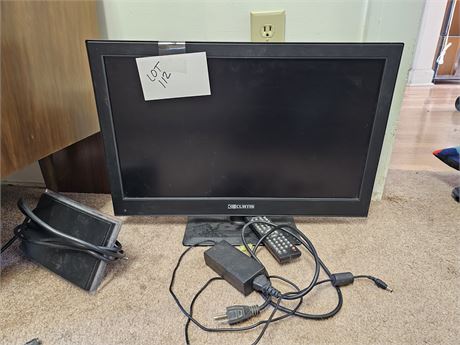 Curtis 24" LED Color TV & GE Antenna