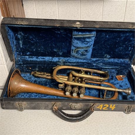 Antique/Vintage CONN Trumpet and Case