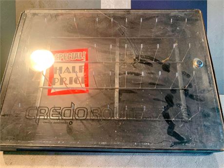 Credo Route/OMack Industries Display Cabinet/Storage Case W/Hinged Glass Lid