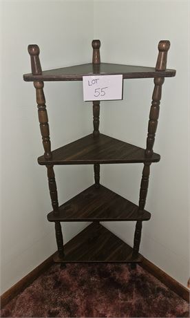 Wood Corner Shelf