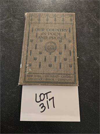 1899 Eleanor Persons Our Country In Poem & Prose