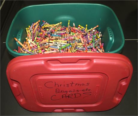 Tote Of Crayons