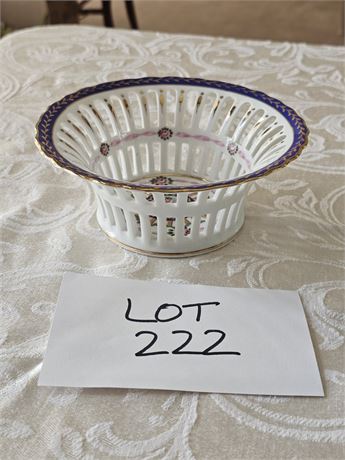 Royal Danube Latticed Gold Ribbon Bowl