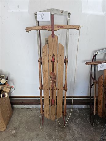 Flexible Flyer Wood Sled