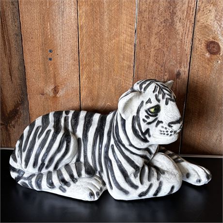 Large Chalkware Tiger Bank