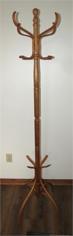 Wood Coat Rack