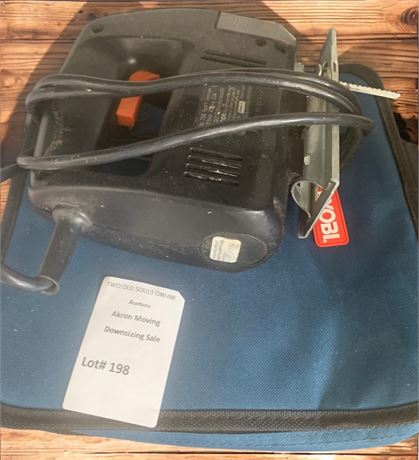 Black & Decker Jig Saw & Ryobi Drill In Carrying Case