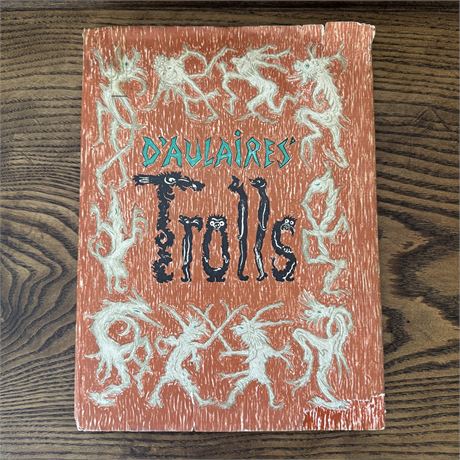 1972 D'Aulaires' Trolls - 1st Edition Children's Book (HC, DJ)