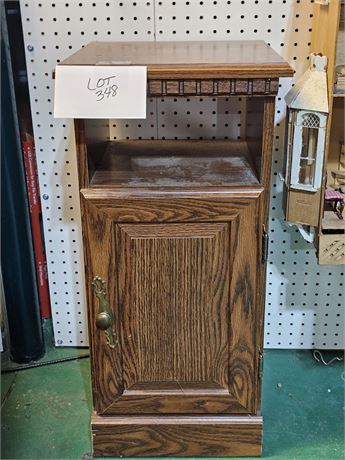 Wood Telephone Side Table