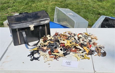 Vintage Mixed Plastic Toy Horses