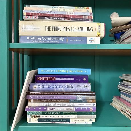 Knitting Books Lot - Large Variety!