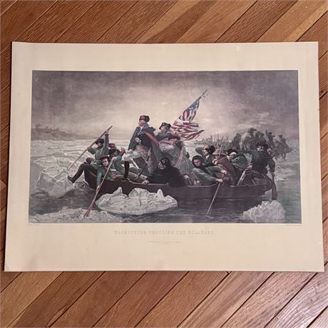 Washington Crossing the Delaware Art Print - 24 x 18, Unframed