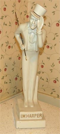 IW Harper " The Gentleman" Bourbon Decanter