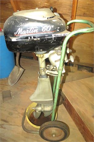 Vintage Martin 60 Boat Motor