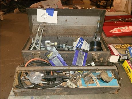 Craftsman Toolbox with Hand Tools / Gauges / Puller & More