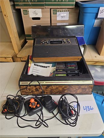Atari Game System with Tele-Game Center / Games / Controllers & Booklets