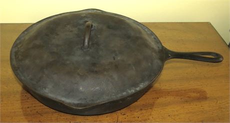 Cast Iron Skillet #10 With Lid