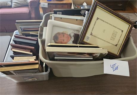 Large Collection of Mixed Picture Frames