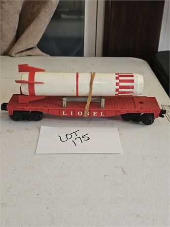 Lionel Rocket (Missing Nose) & Car