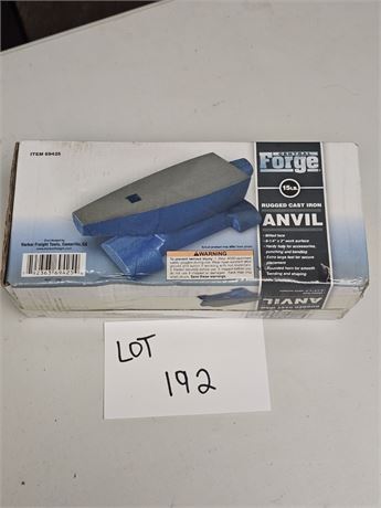 Central Forge Cast Iron Anvil NIB