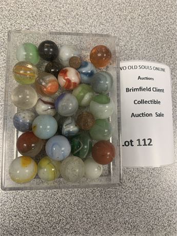 Vintage Glass Marbles Lot