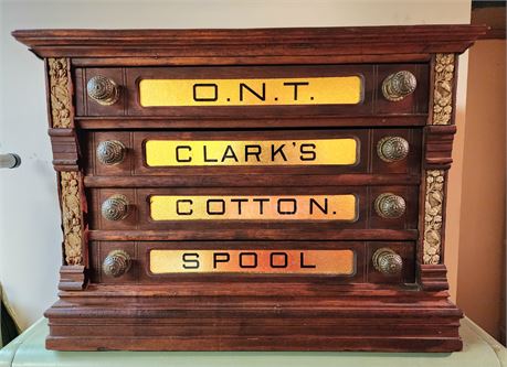 Clark's Spool/Thread Cabinet