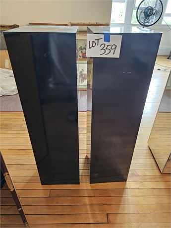 High Gloss Black Plant Stands