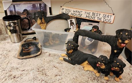 Rottweiler Home Decor Lot 1