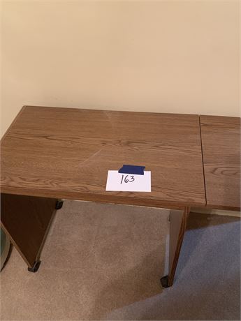 Desk/Table On Wheels With Extender