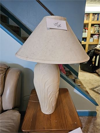 Pottery Egret Table Lamp