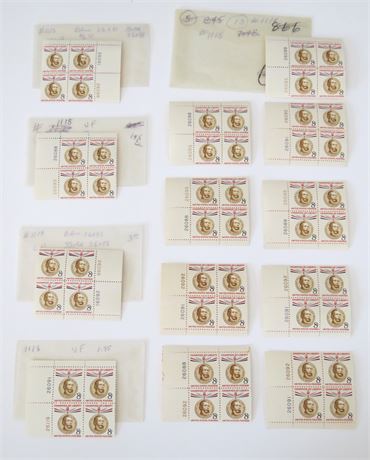 1958 Champion Of Liberty Series Lajos Kossuth Vintage Stamps