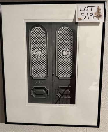Framed/Signed Black & White Photo