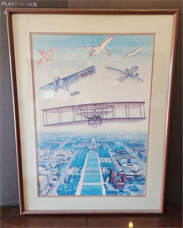 Airplane History Print